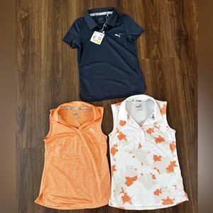 Girls medium Puma golf shirt lot